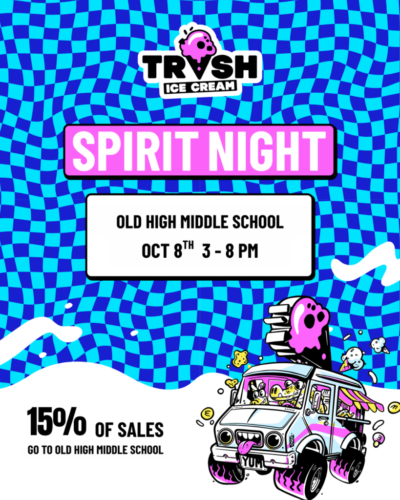 Spirit Night at Trash Creamery October 8th