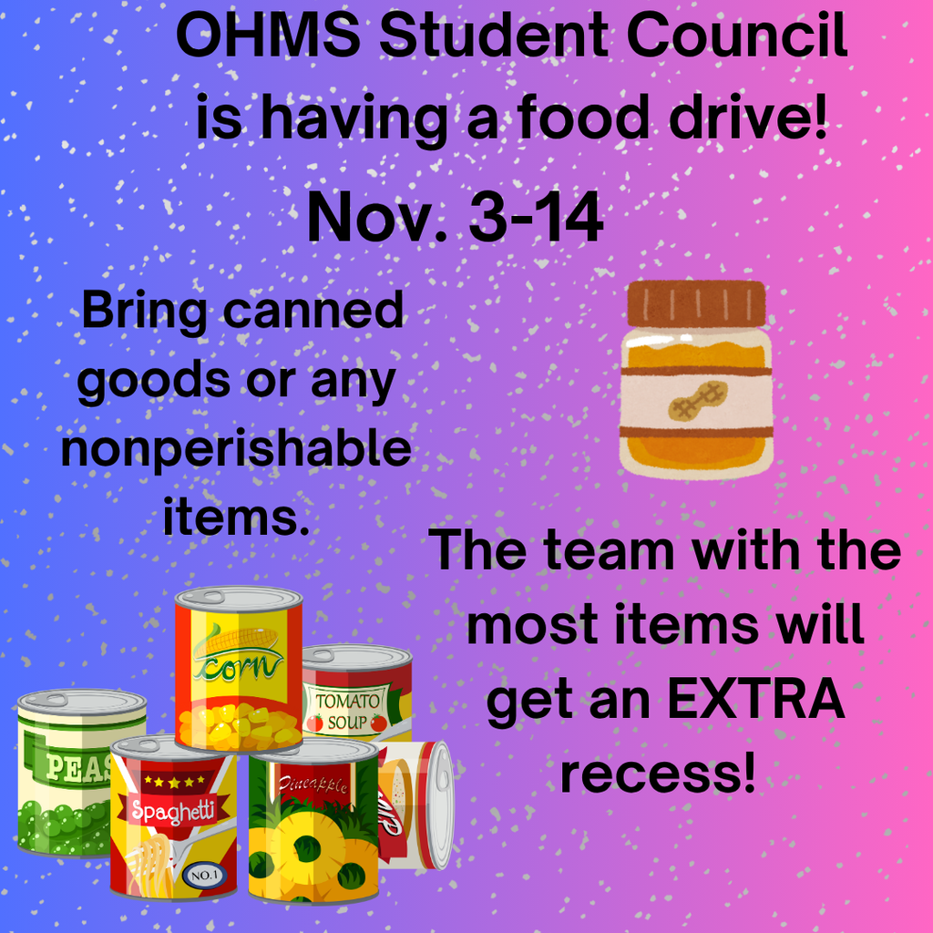Student Council Food Drive