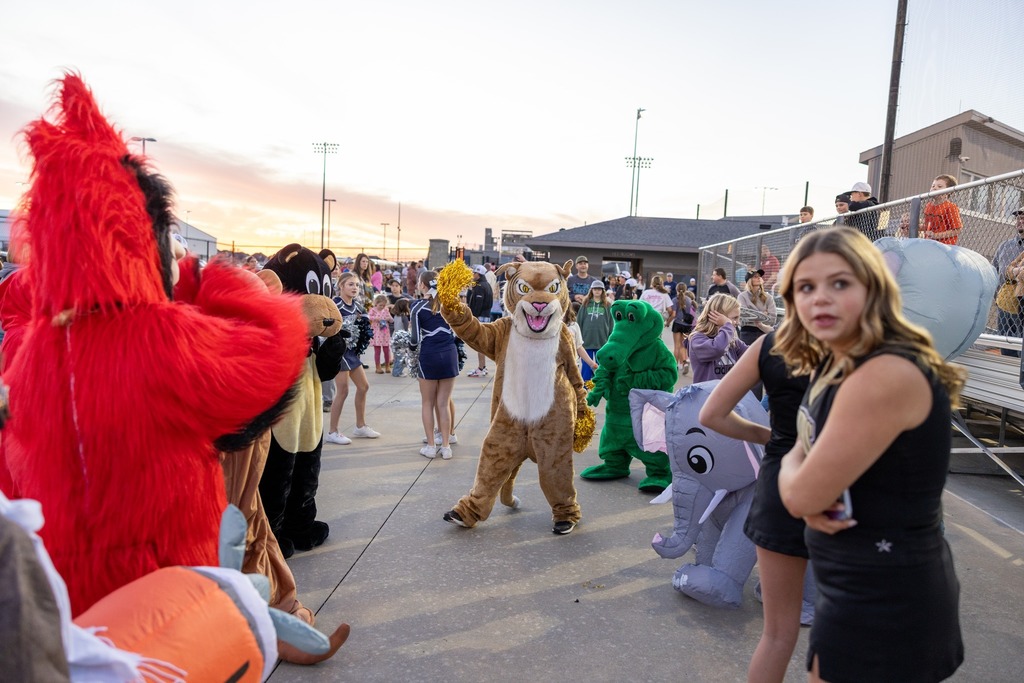 High school football fans at Tailgate Together