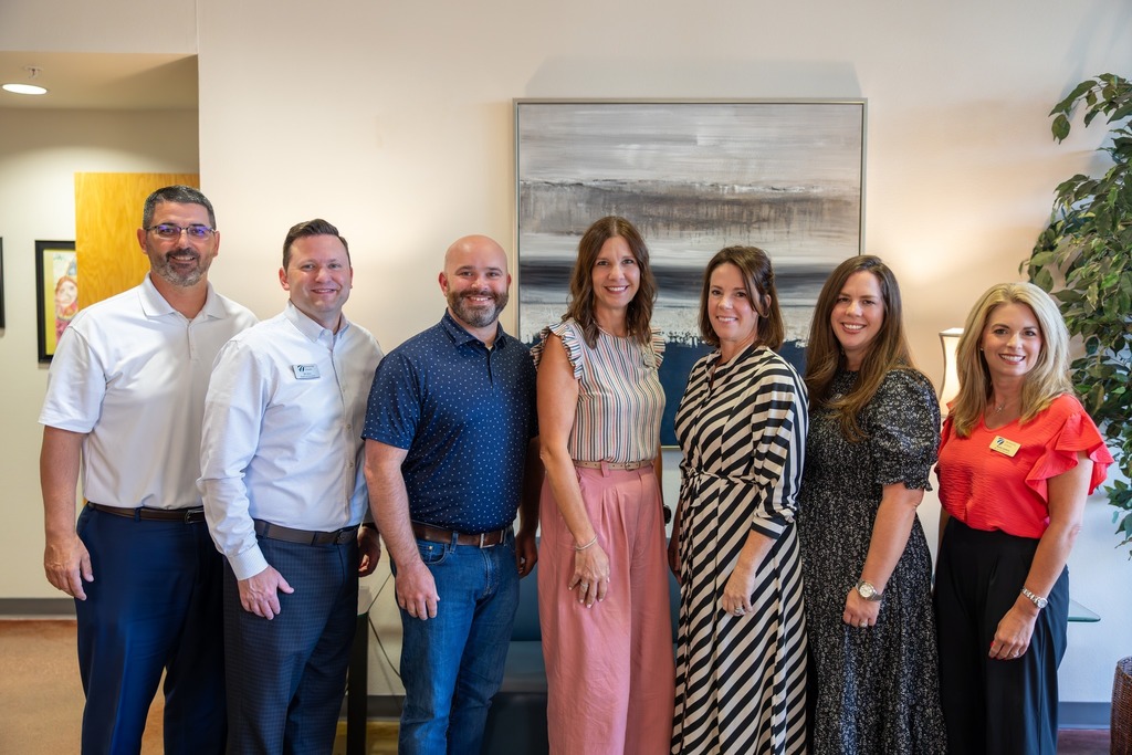 Pictured Left to Right: Willie Cowgur, Bill Akins, Jeremy Farmer, Jennifer Faddis, Tatum Aicklen, Rachel Nutt & Becky Guthrie