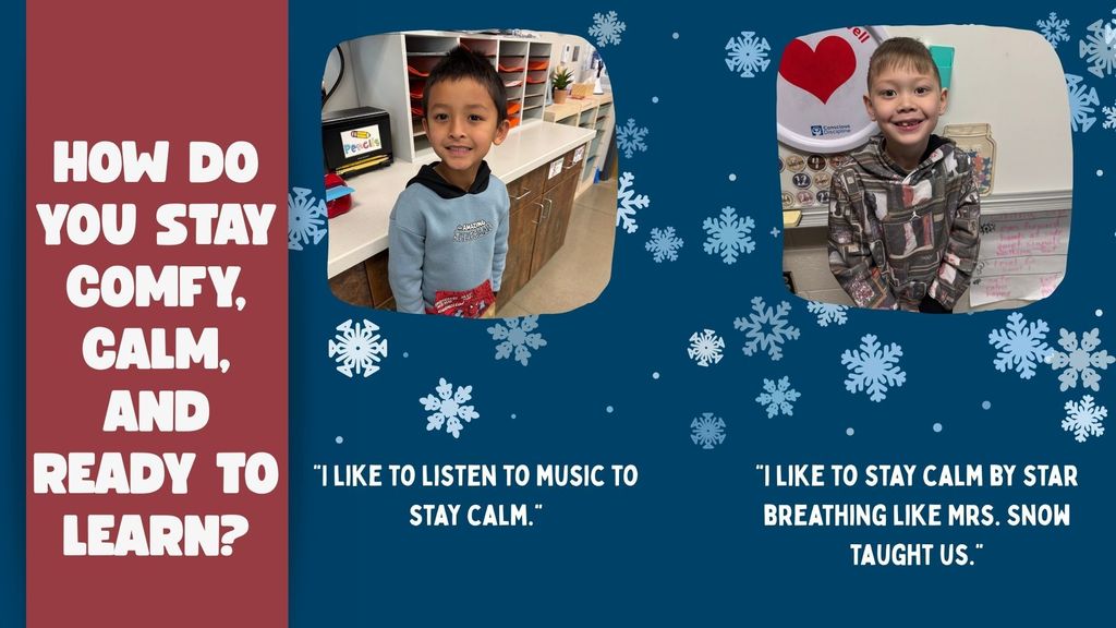 comfy, calm, ready to learn 1