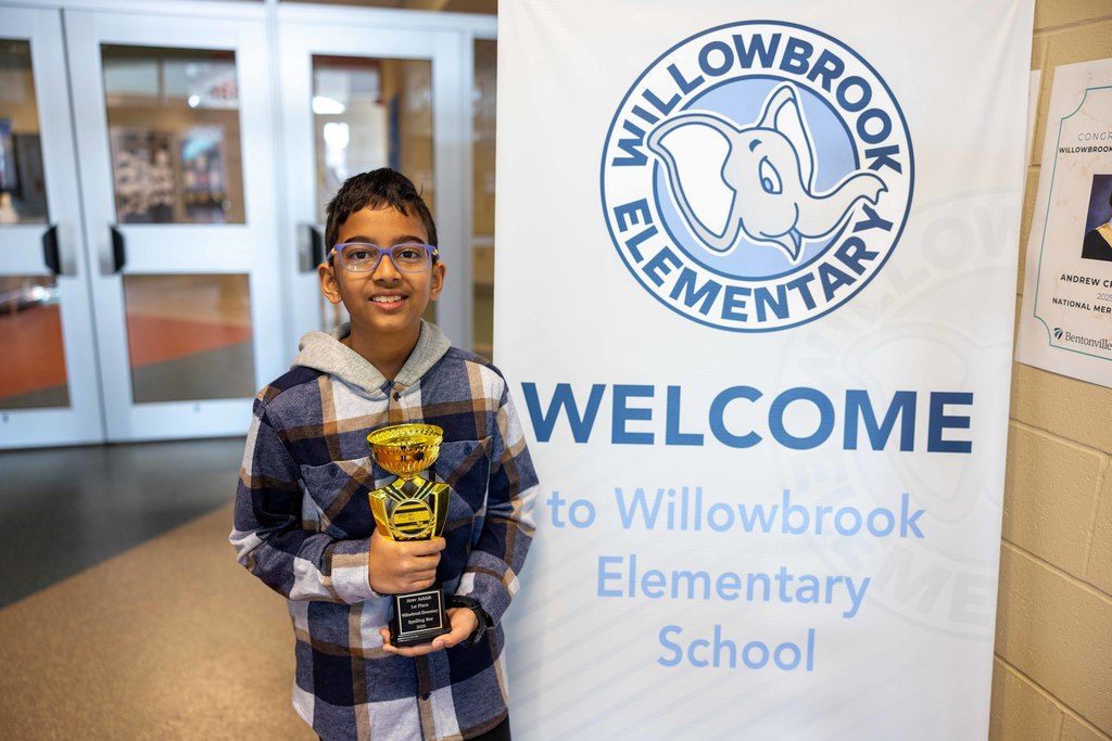 Benton County Spelling Bee Winner Arav Ashish