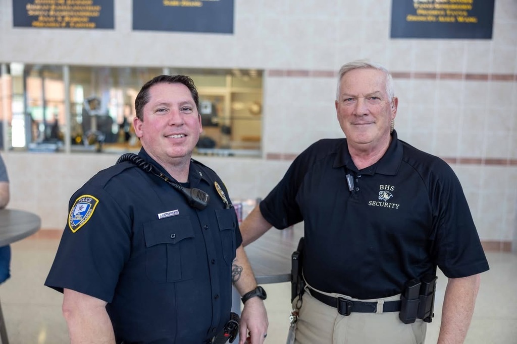 School Resource Officer with Student