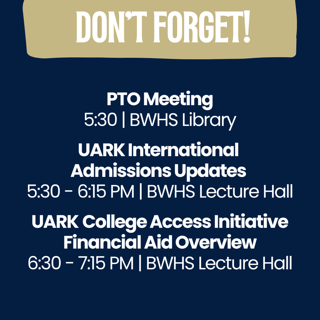 Save the Date for parent teacher conferences on Thursday, February 19.