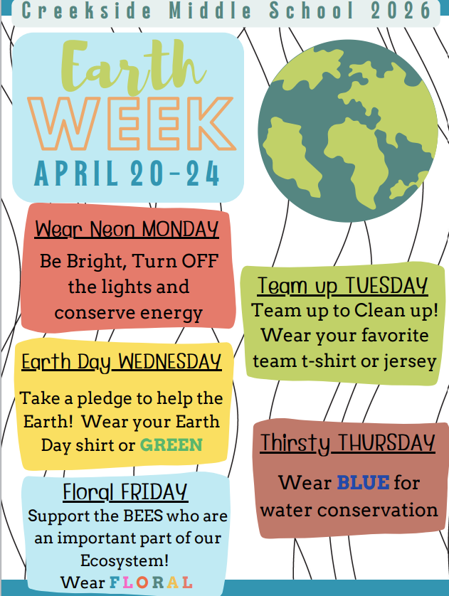 Earth Week Dress-up Days