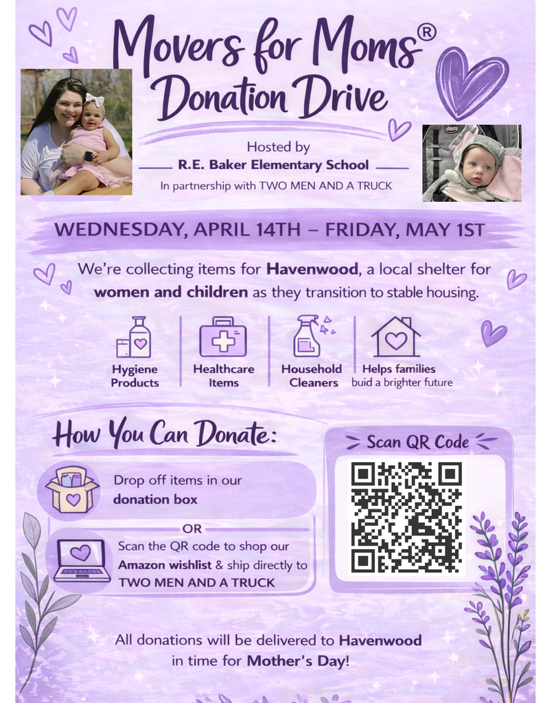 Movers for Moms Donations