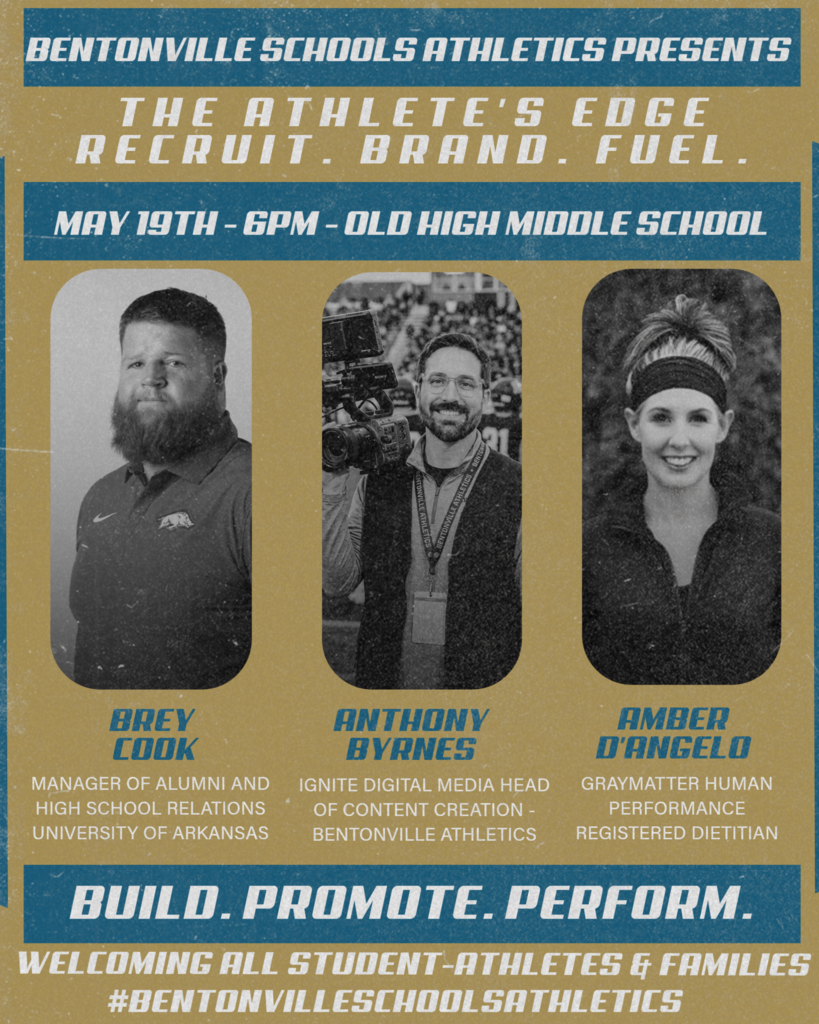 Athletics Online Branding Infographic
