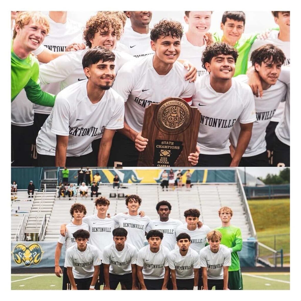 Bentonville High School Soccer Team Photo