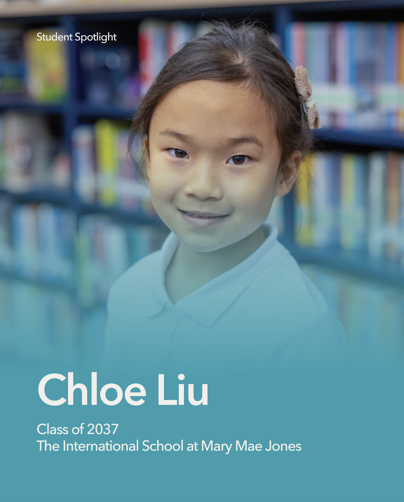 Headshot of a smiling elementary school student