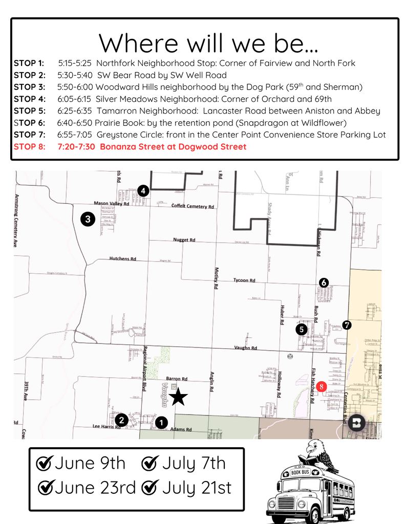 Book Bus Route
