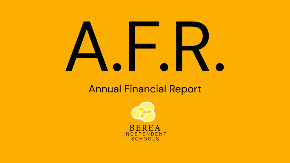 AFR Banner for BISD