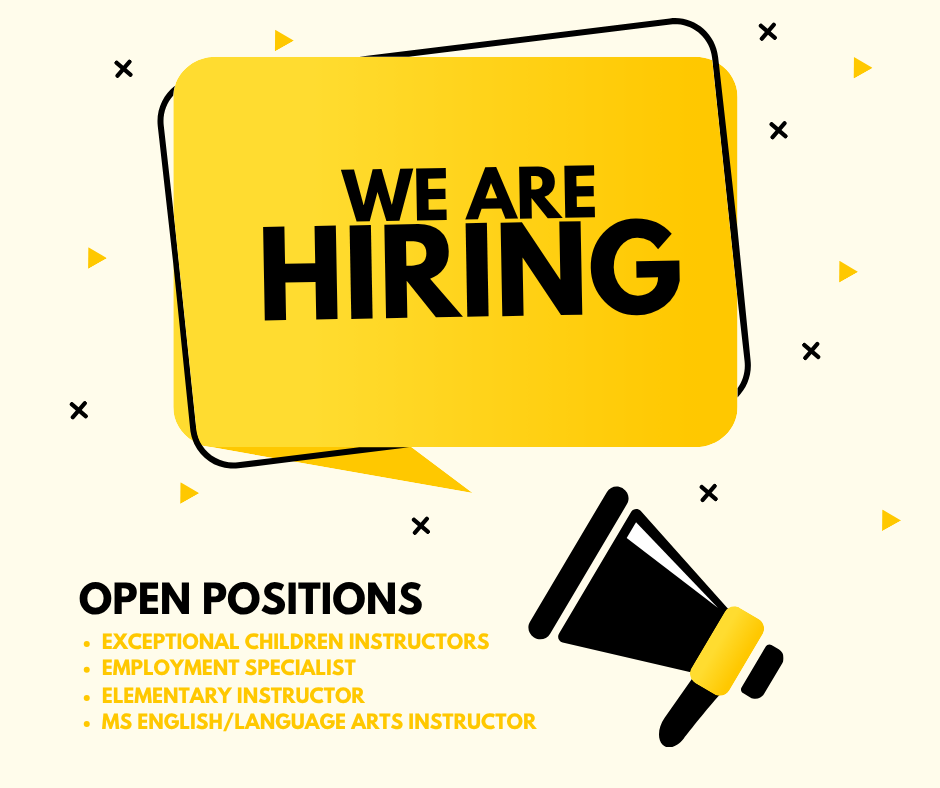 Hiring Announcement with megaphone