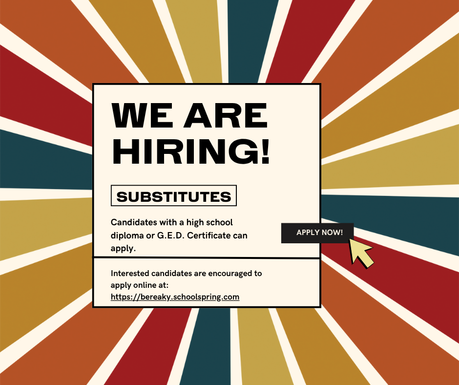 Hiring Announcement on retro template