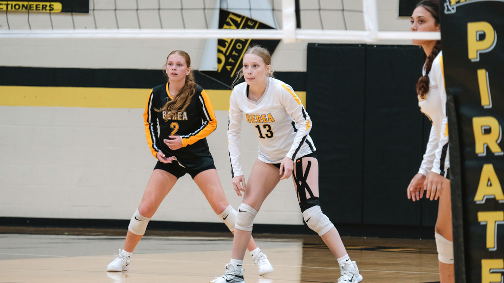 Photos of volleyball game.