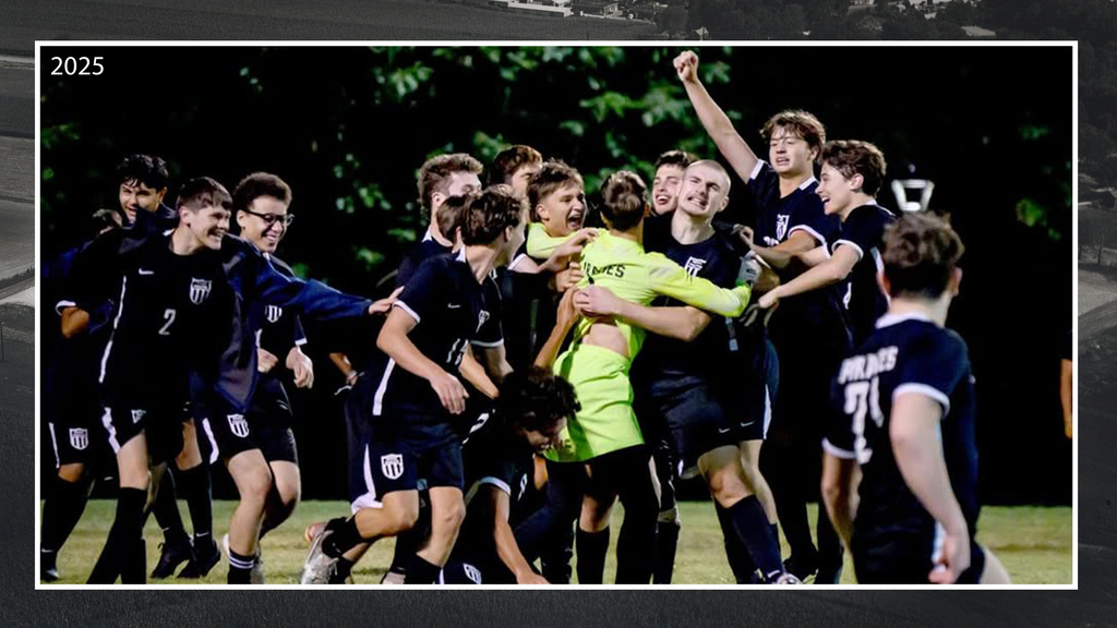 2025 soccer team celebrating a victory