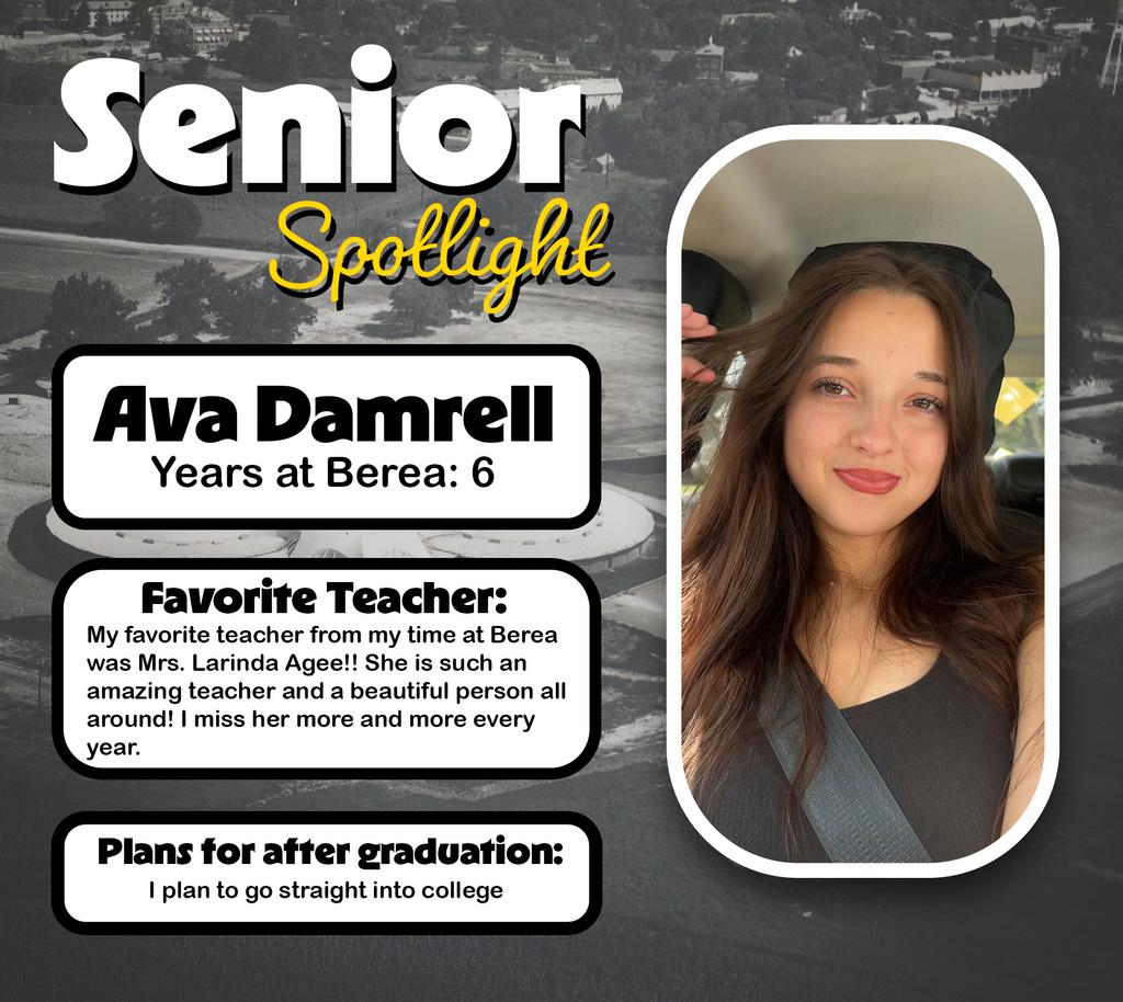 Senior Spotlight for Ava Damrell