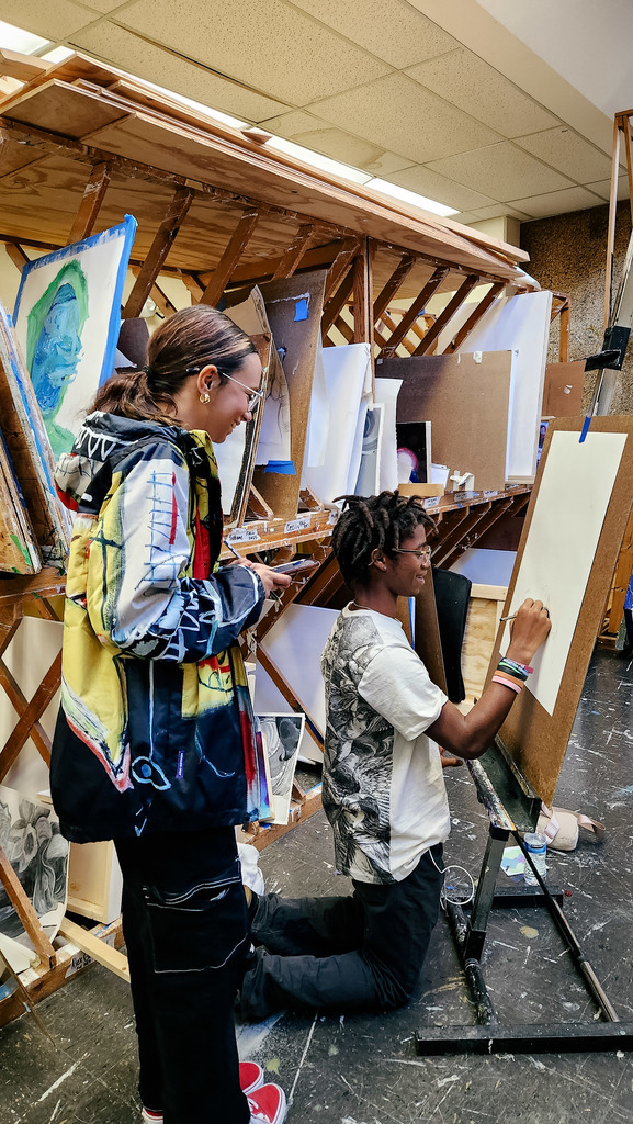 Art 1 and Media Arts Classes participating in the EKU Open Art Studio