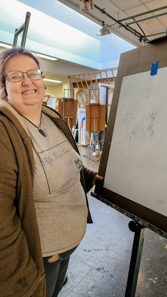 Art 1 and Media Arts Classes participating in the EKU Open Art Studio