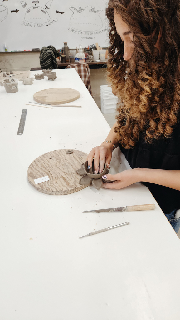 Art 1 and Media Arts Classes participating in the EKU Open Art Studio