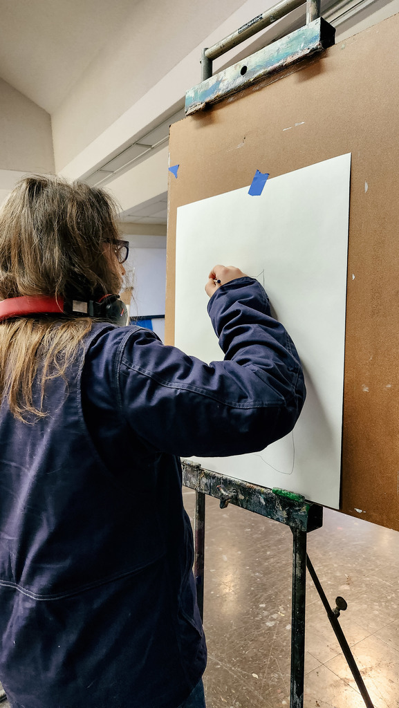 Art 1 and Media Arts Classes participating in the EKU Open Art Studio