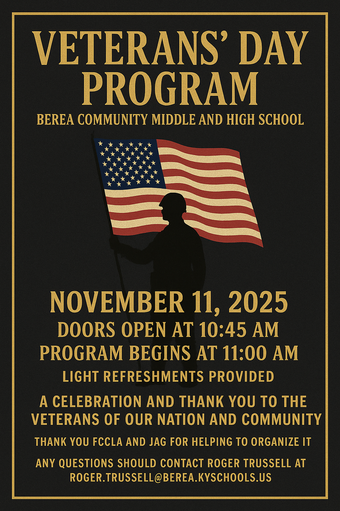 Veterans' Day Event Poster