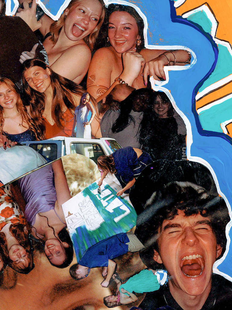 Student Homecoming Photos Collage