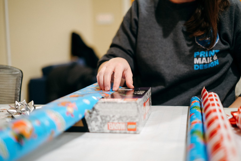 Berea College Gift Drive Wrapping Party