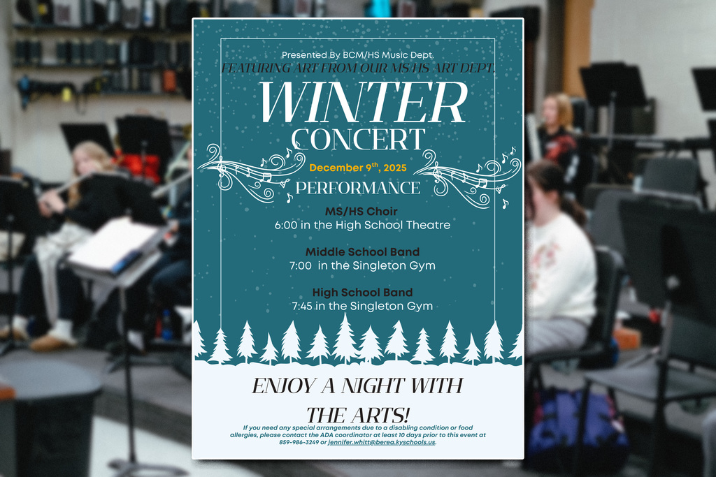 Band Practicing for Winter Concert