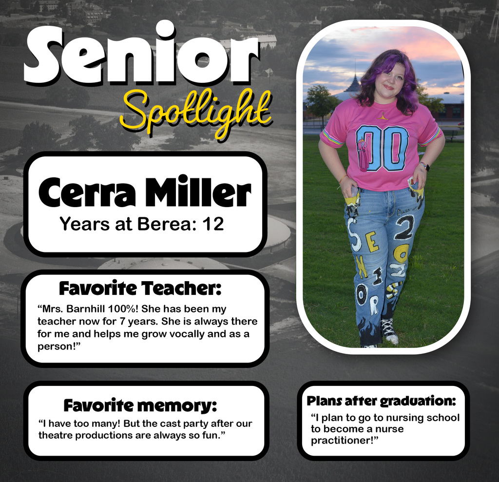 Senior Spotlight: Cerra Miller