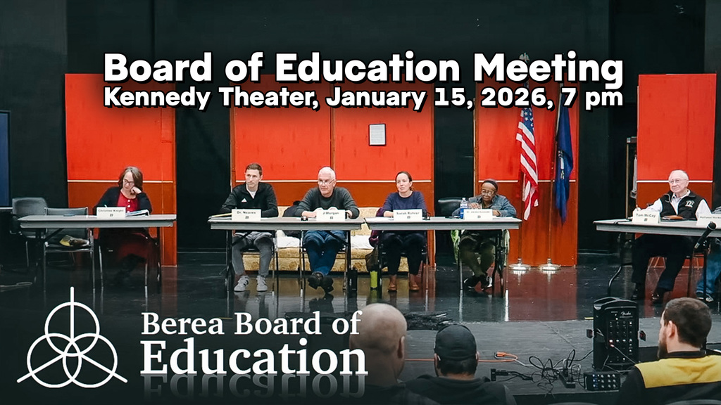 Board Meeting Reminder, January 15, 2026, 7 PM