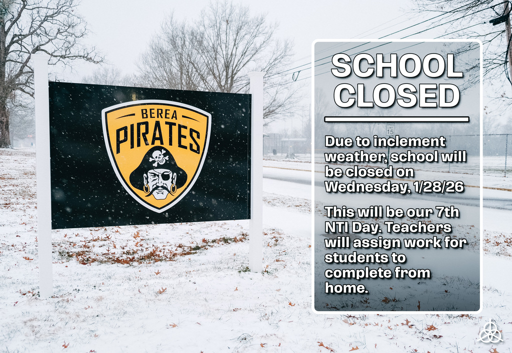 School Closed Jan. 28th