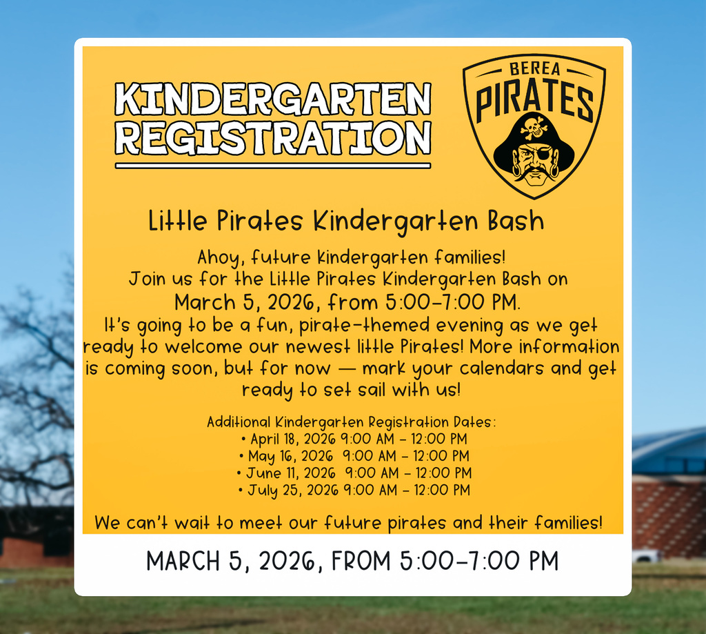Kindergarten Registration on March 5th