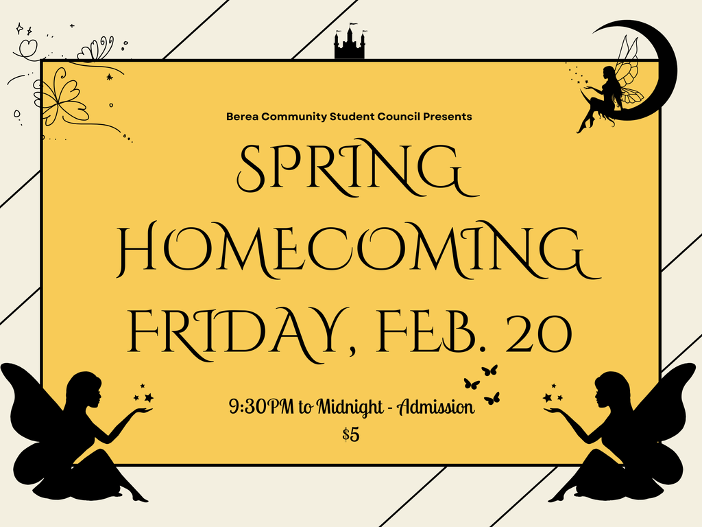 Spring Homecoming, Friday, Feb. 20