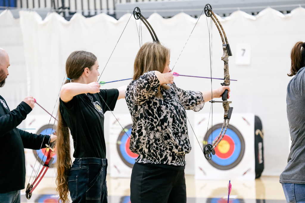 Staff v Students Archery Showdown