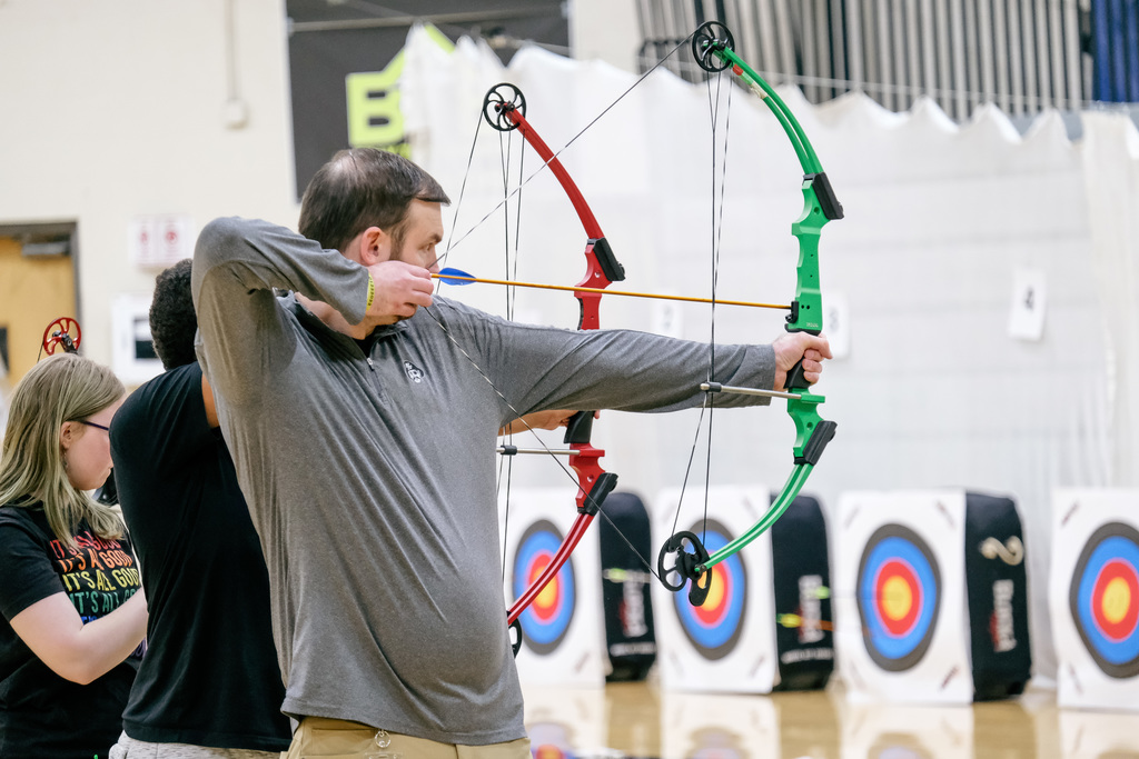 Staff v Students Archery Showdown
