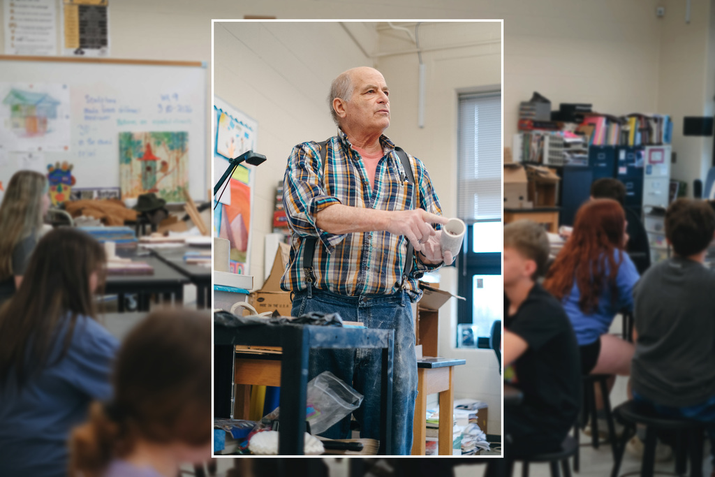 Berea College Student Craft Outreach in Middle School Art