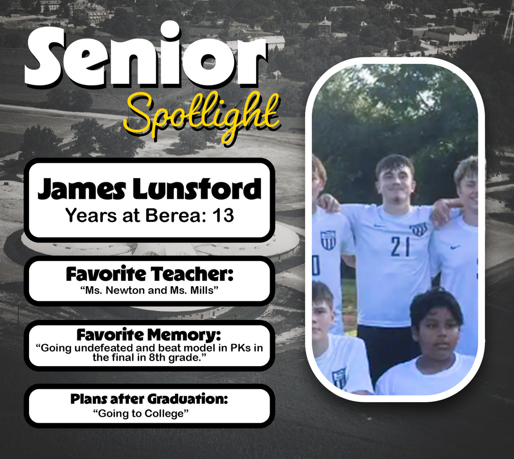 Senior Spotlight: James Lunsford