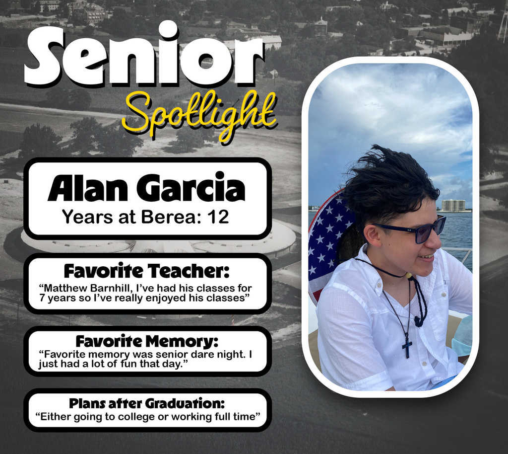 Senior Spotlight: Alan Garcia