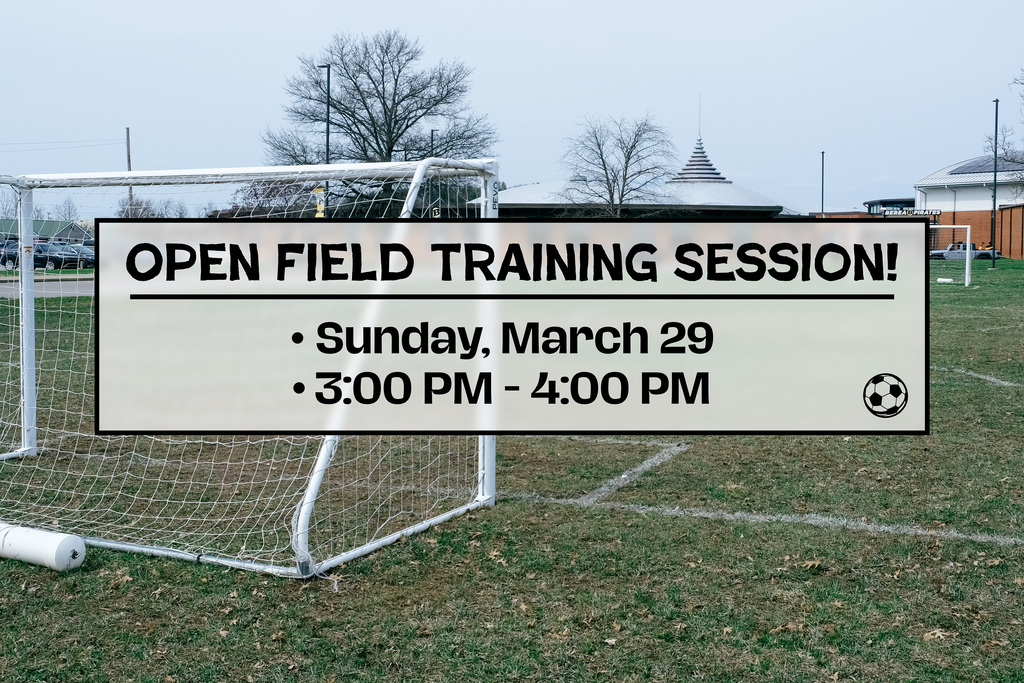 Open Field Training Session March 29