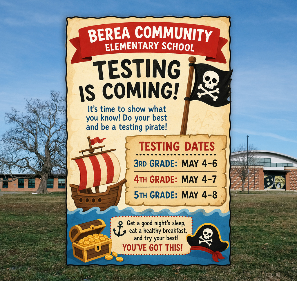 Testing is Coming BCES!