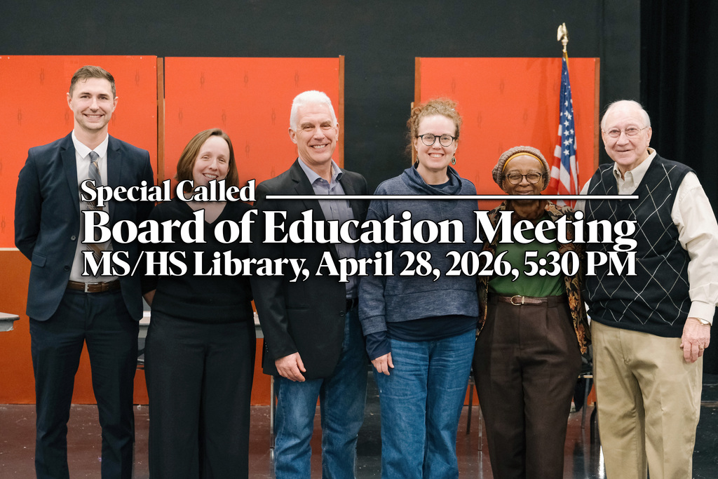 Special Called Board Meeting April 28