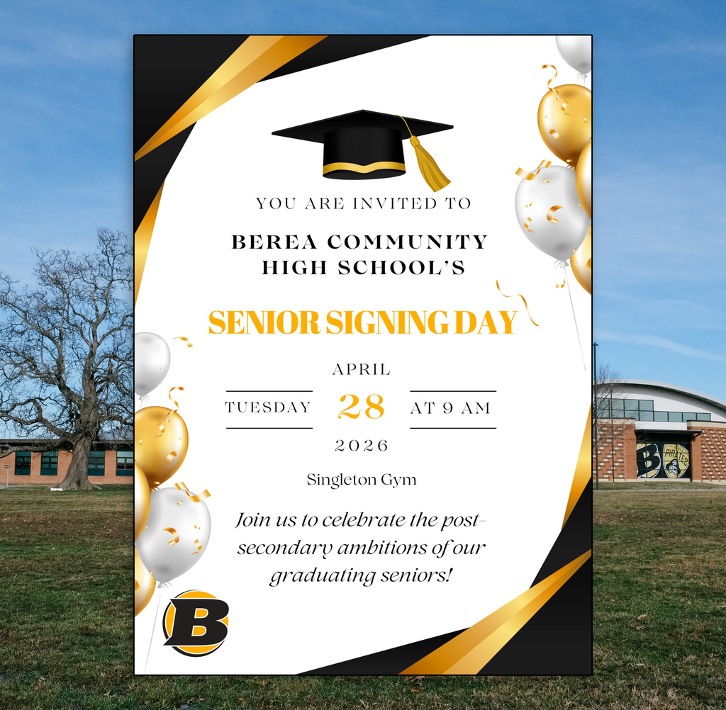 Senior Signing Day April 28 9AM
