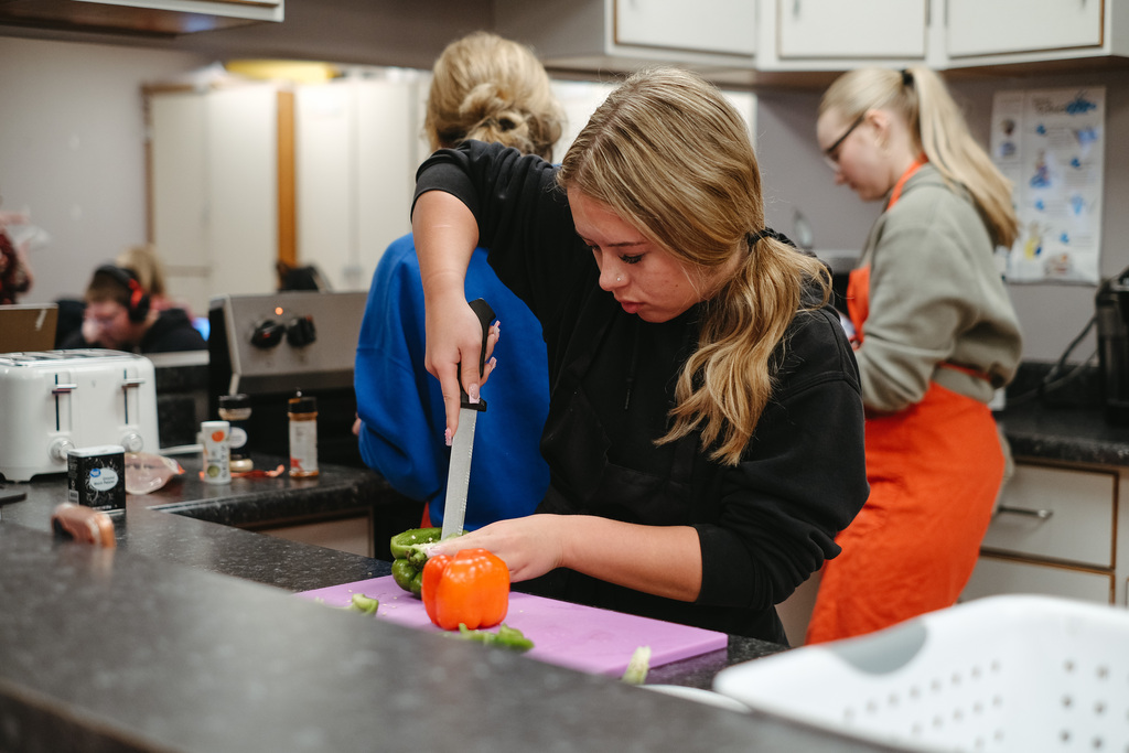 "Chopped" Tournament in Culinary 1