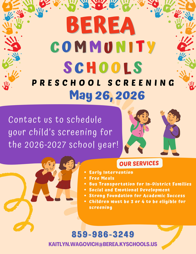 BCS Preschool Screening Flyer