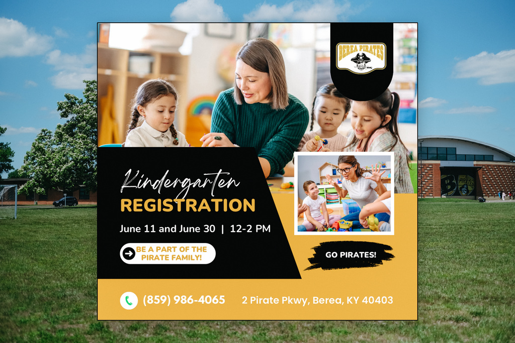 Kindergarten Registration Dates  June 11 and June 30th