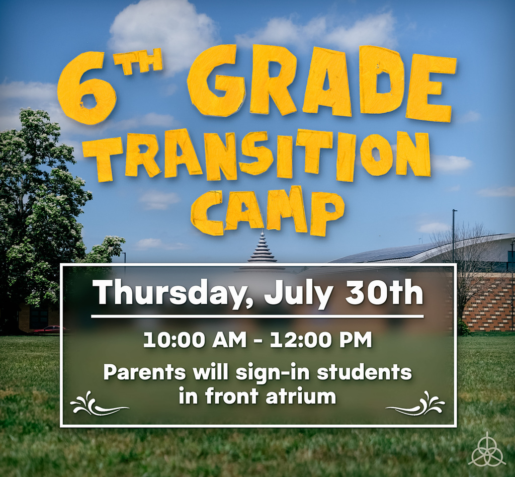 6th Grade Transition Camp, July 30th