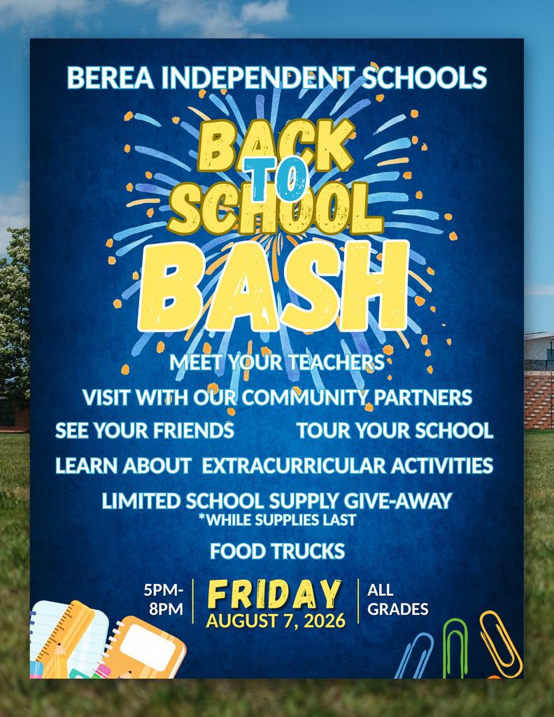 Back to School Bash Friday, August 7