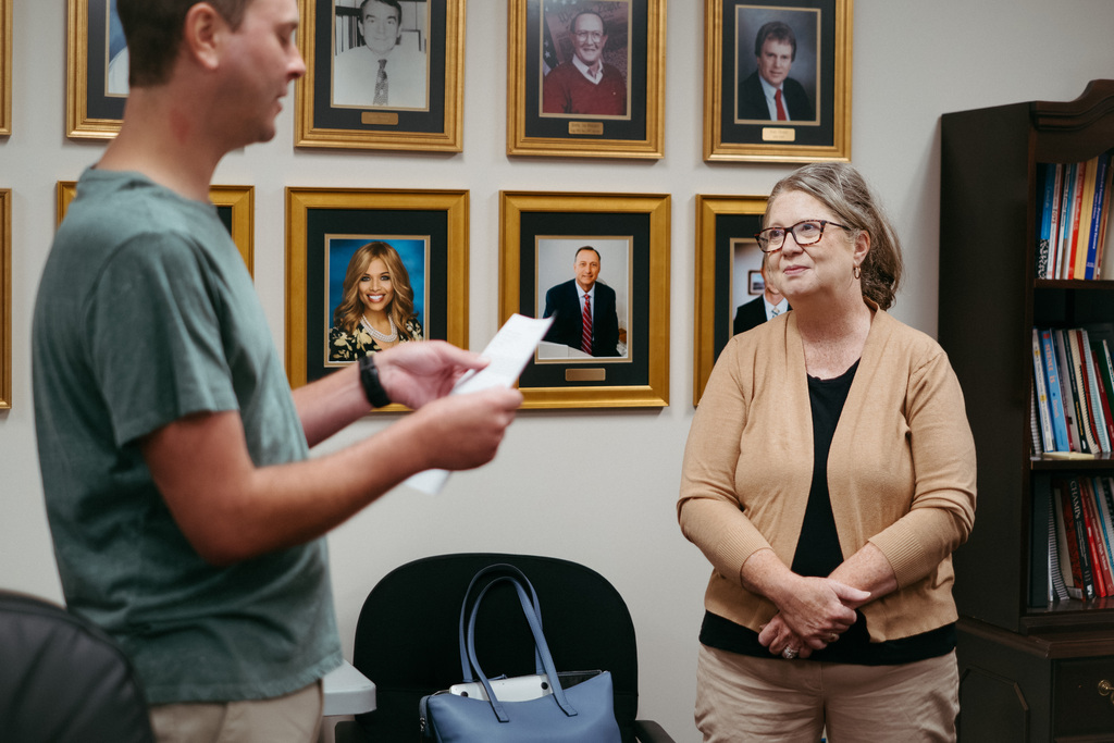 Mrs. Donna Lovell Sworn in as Board Member