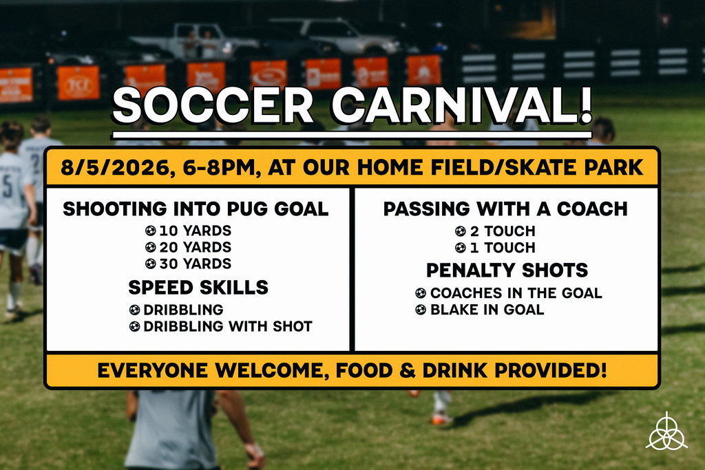 Soccer Carnival August 5th!