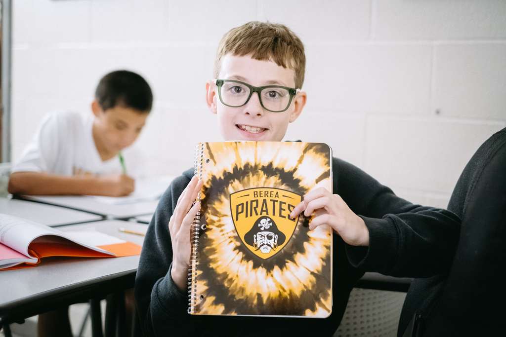 Students show off new school planners